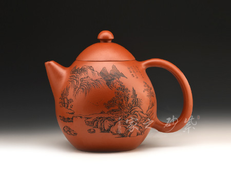 嚴志軍作品大龍蛋（山水）