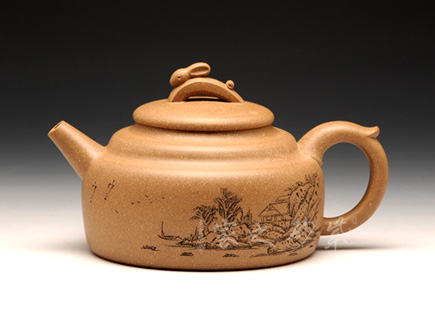 李利作品憶月（刻繪）