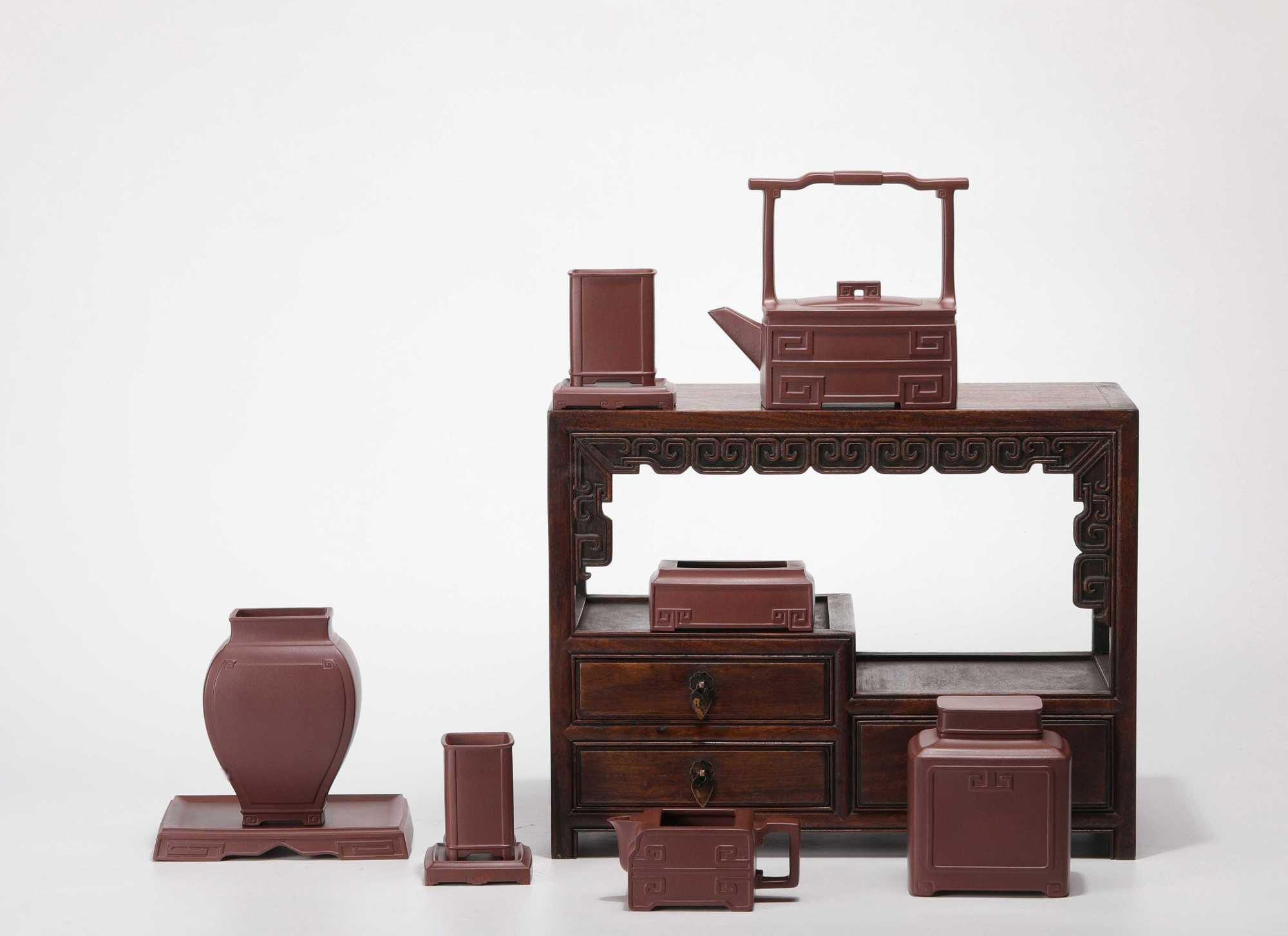 耿浩作品耿浩 十頭明清傢具茶具組