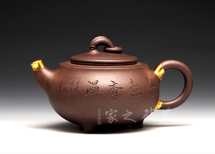 顧婷作品怡然三足(包金)