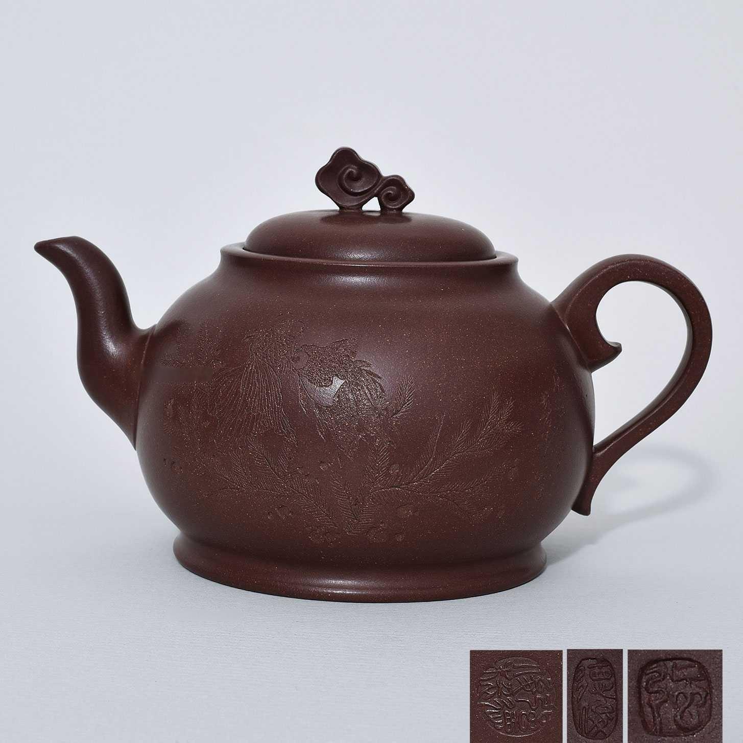 強德俊作品強德俊 靈芝如意壺