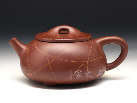 陳正初作品開片石瓢（大）