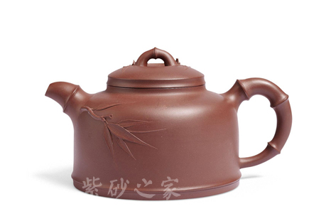 劉建平作品雙竹並茂壺