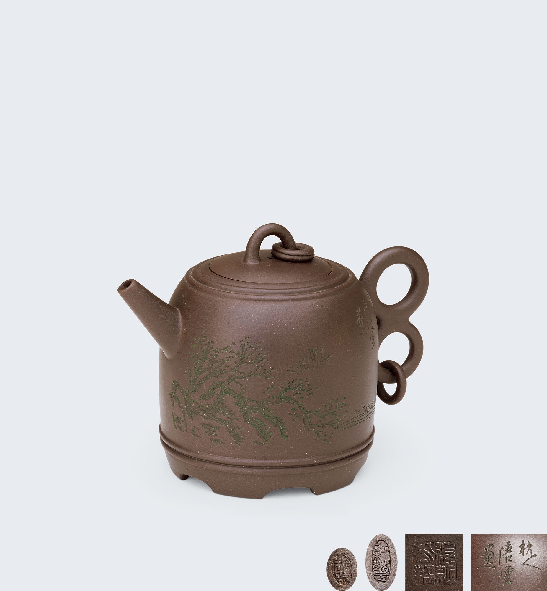 張紅華作品當代 唐雲書畫張紅華制金鈴壺