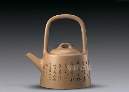 周桂珍作品大曼生提梁壺